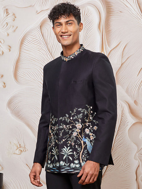 Men's - Satin Silk Jodhpuri